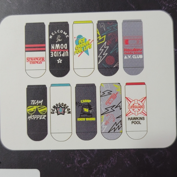 Stranger Things Low Cut Socks Netflix Womens Gift‎ Demogorgon Hawkins Hopper - Picture 4 of 5